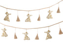 "Shiny Embroidered Sufi Beauty: Handmade Ornament Garland"