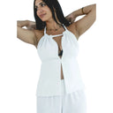 "Gypsy Glow Halter Top"
