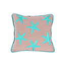 Hand-Knitted Beach House Star Cushion