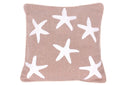 Hand-Knitted Beach House Star Cushion