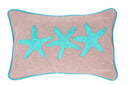 Hand-Knitted Oblong Beach House Star Cushion
