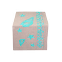 Hand-Embroidered Shells & Star Fish Table Runner