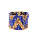Hand-Beaded Zig-Zag Bracelet