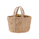 Sandsational Style: The Burlap Sequined Beach Bag (Large)