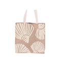 "Seashell Stoll" - Hand-Embroidered Tote Bag
