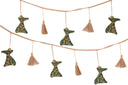 "Shiny Embroidered Sufi Beauty: Handmade Ornament Garland"