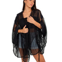 "Breezy Bohemian Bliss: The Netted Poncho"
