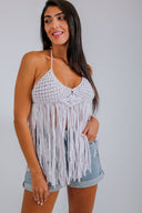 "Tassel Time: Makrameya Top"