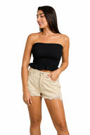 "Stretch to Impress: Stretch Crop Top"