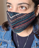 V-SHAPE FLORAL MASK FOR ADULTS, WITH 2 LAYERS FABRIC + A FILTER IN THE MIDDLE