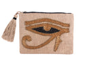 Protected by the Eye: The Hand-Beaded Gold Eye of Horus Clutch