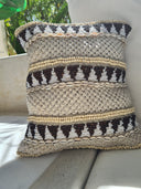 Hand-Crocheted Cushion Embellished with Shells
