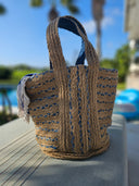 Sandsational Style: The Denim Beach Bag