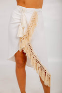 "Flowy and Free: Shawl-Like Skirt"