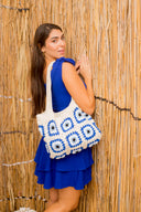 Granny EYE Tiles Hand-Crocheted Tote Bag