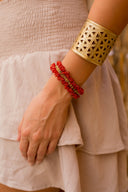 "DANDASHA" Hand-Beaded Bracelet