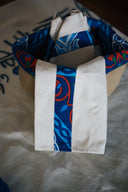 "Tradition & Style: Burlap Basket with Khayameya & Napkins"