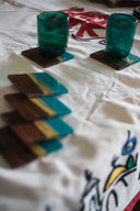 Natural Fusion: Wood and Epoxy Resin Coasters