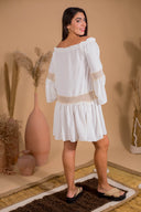 Elegantly Effortless: Feminine Flowy Beach Dress