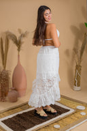 "Layered Dentelle Skirt"