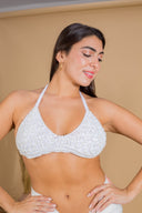 "Pretty in Pearl Crochet Bra"