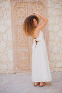 "Halter-Neck Maxi Dress"