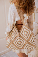 "Oasis Crochet Tote"