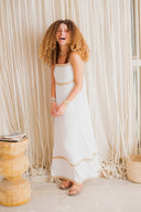 Maxi Summer Dress - Shirred Back