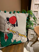 "Tune in to the Rhythm of Cairo Nights: Musicians Cushion"