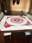 Islamic Elegance: A Tablecloth with Intricate Ornamentation