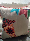 "Patchwork Perfection: Fanous Lantern Cushion"