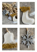 Rustic Elegance: Burlap Banner with Epoxy Ornaments