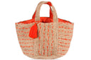 Burlap Beauty: The Perfect Beach Tote in White (Large)