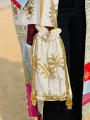 Gilded Palm Dreams - Drawstring Bag