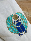 Blue Scarab Kimono