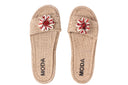 Coral Flower Slippers