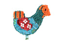 Hand-Beaded Brooches