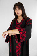 Traditional Etamin Embroidered Galabeya