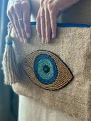 Eye-catching Beauty: Hand-beaded Eye Clutch