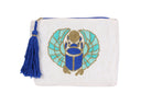 Exquisite Artistry on the Go: The Akhmim Hand-Embroidered Scarab Clutch