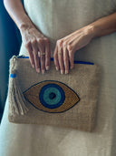 Eye-catching Beauty: Hand-beaded Eye Clutch
