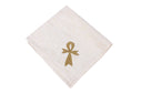Embroidered Key of Life Hand Towel