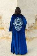"Hamsa Kaftan" in Blue