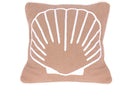 Ocean Shell: Hand-Embroidered Beach House Cushion