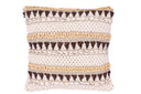 Hand-Crocheted Cushion Embellished with Shells
