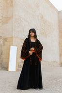 "Siwa Nightfall Embroidered Kaftan"