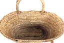 Woven Hand-Beaded Pomegranate Tote Bag