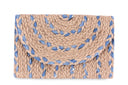 "Denim Dunes" - Hand-Braided Envelope Clutch