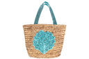 Ocean Shell Tote with Hand-Beaded Strap