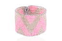 Hand-Beaded Zig-Zag  Bracelet